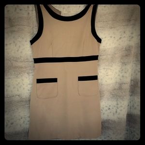 Black and Tawny Pencil Dress